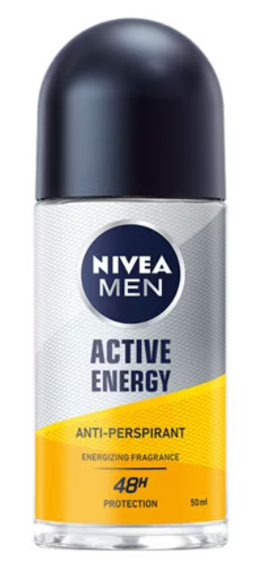 Deodorant antiperspirant roll-on Nivea Men Active Energy, 50 ml