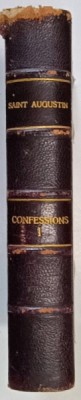 SAINT AUGUSTIN - CONFESSIONS , LIVRES I - VIII , TOME I , 1925, TEXT IN LATINA foto