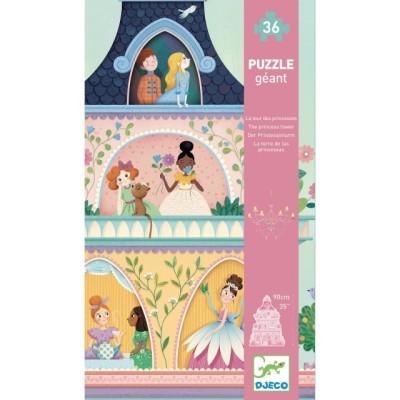 Puzzle gigant Castelul printeselor, Djeco foto