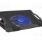 Suport de răcire pentru notebook NATEC negru cu ventilator și LED, USB A și USB C