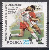 Polonia 1986 - Campionatul Mondial de Fotbal - Mexic 1986, MNH