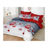 Cumpara ieftin Lenjerie de Pat Bumbac Finet de Craciun, 1 Persoana - PUC218