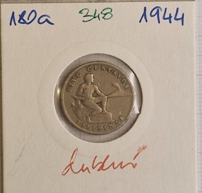 348 Philippines, Filipine, 5 Centavos 1944, KM#180a foto