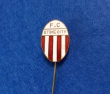 Insigna metalica fotbal - STOKE CITY FC (Anglia)