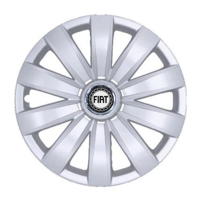 Set 4 Capace Roti R16, Potrivite Jantelor de 16 inch, Pentru Fiat, Model 421