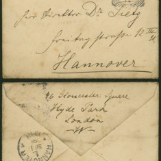 Great Britain 1895 Postal History Rare Cover to Germany DB.456