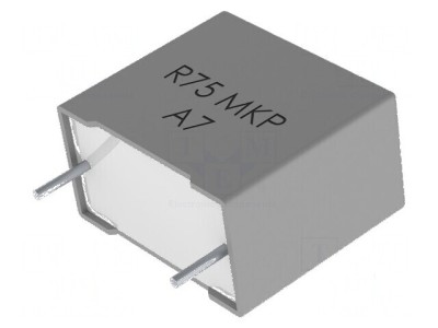 Condensator cu Polipropilenă R75 220nF 18x10x16mm THT &amp;plusmn;5% - Componentă Electronică de &amp;Icirc;naltă Calitate foto