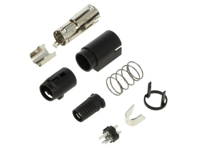 Conector DC tată, 4 pini, lipire foto