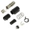 Conector DC tată, 4 pini, lipire