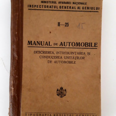 Carte veche manual de automobile 1933