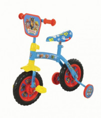 Bicicleta pentru copii 2 in 1 cu roti ajutatoare Paw Patrol foto