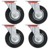 Gossi roti pivotante, 4 buc.,125 mm