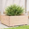 VidaXL Jardinieră de grădină, 110x110x49,5 cm, lemn masiv de pin 3282544
