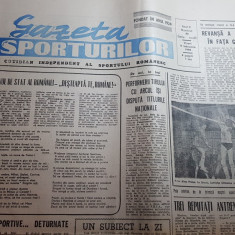 gazeta sporturilor 9 februarie 1990-imnul romaniei desteapta-te romane