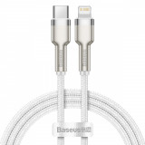 Cablu Usb-c La Lightning Baseus Cafule, Pd, 20w, 1m Alb Amio BAS20207, General