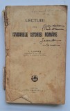 Ioan Lupaș &ndash; Lecturi din izvoarele istoriei rom&acirc;ne, Cartea Rom&acirc;nească, 1928