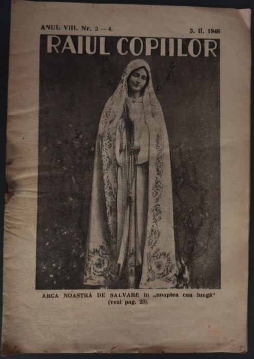 REVISTA RAIUL COPIILOR (ANUL VIII, NR. 3-4 / 1946)