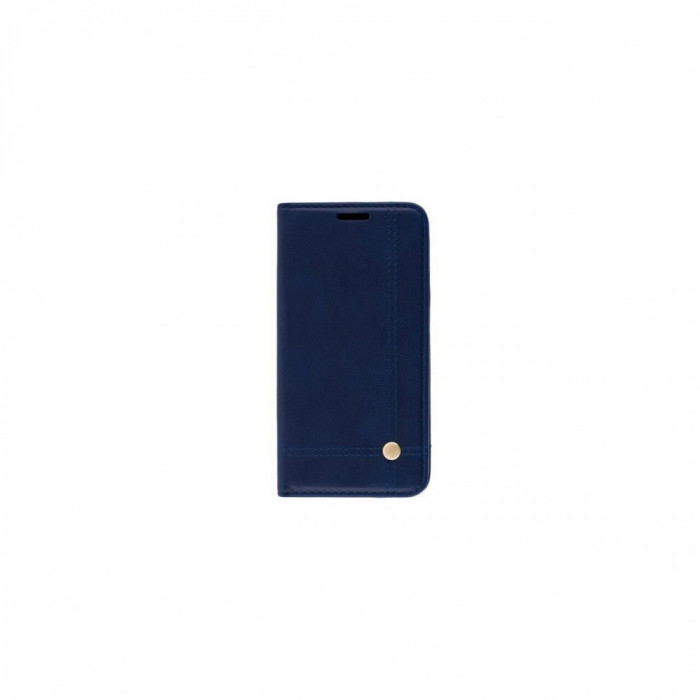 Husa Flip Compatibila cu Apple iPhone X,Apple iPhone XS iberry Prestige Book Albastru