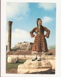 FS3 -Carte Postala - GRECIA - Costum grecesc, Tracia ( sufli ) , circulata