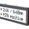 Afişaj LCD alfanumeric 16x2 FSTN 68x26,8mm LED