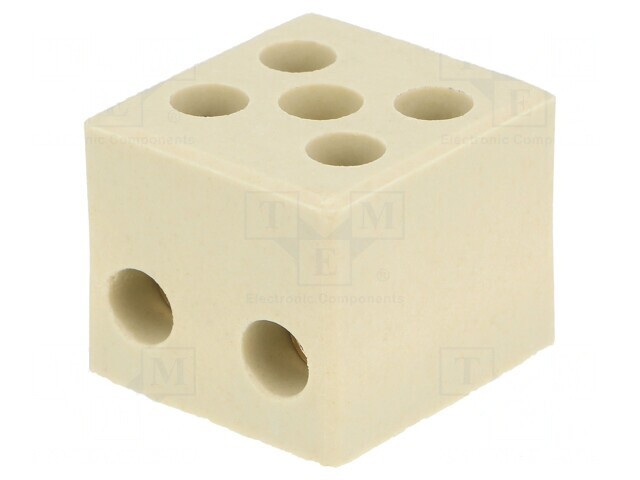 Regletă de conexiuni terminal 6mm2 450V 2 piste