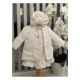 Cumpara ieftin Rochita si Palton Pentru Botez - DPH53