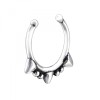 Piercing Nas Argint 925 Coroana Silver, 1.4x11mm, Fara Nichel