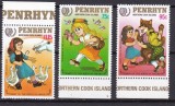 Penrhyn 1985 povesti Fratii Grimm MI 427-429 MNH
