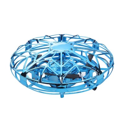 Mini drona OZN, interactiva cu senzori infrarosu lumina LED foto