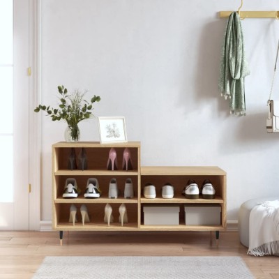 Gossi pantofar, stejar sonoma, 102x36x60 cm, lemn prelucrat foto