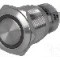 Intrerupator anti-vandalism, ON-(ON), &Oslash;19mm, ONPOW - LAS1-AGQ-11E/G/24V