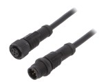 Cablu senzori/automatizări M12-M12 1m