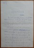 Manuscris olograf Geo Bogza, Caterinca, 7 pagini, 1980