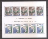 Monaco 1978 - Europa CEPT - Peisaje (MC de 5 serii), MNH