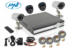 Aproape nou: DVR kit supraveghere video PNI House PTZ01 - DVR si 4 camere (2 de int foto