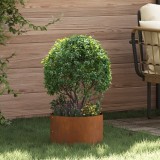 VidaXL Ghiveci din oțel corten Oțel corten Oțel corten Mediu Durabil