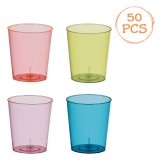 Set Pahare Shot, Reutilizabile, Multicolor, Capacitate 60ml, 50 Bucăți, Oem