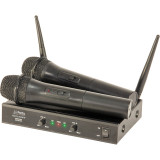 Set 2 microfoane wireless UHF 863.2 &amp; 864.2 MHz