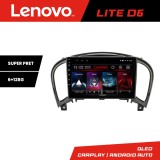 Navigatie Nissan Juke 2010-2015 Lenovo Lite D6, Android 6+128 GB