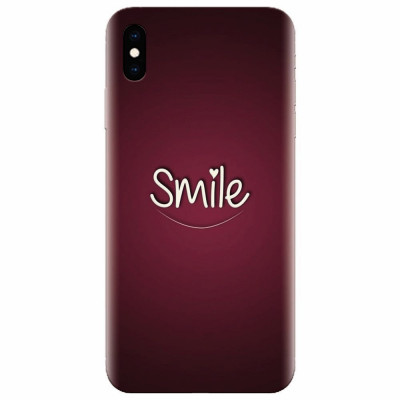 Husa silicon pentru Apple Iphone XS Max, Smile Love foto