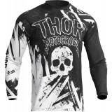 Tricou atv/cross copii Thor Sector Gnar, culoare negru/alb, marime M Cod Produs: MX_NEW 29122224PE