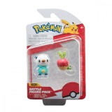 Pokemon - Set 2 figurine de actiune, (Applin &amp; Oshawott) S14
