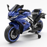 Cumpara ieftin Motocicleta electrica pentru copii 3-9 ani, Kinderauto TR15 SuperBike, dotari PREMIUM, albastra