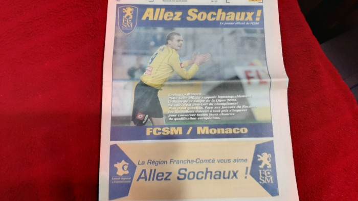 program Sochaux - Monaco