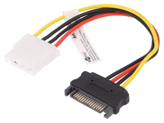 Cablu de Alimentare SATA Molex 0.17m