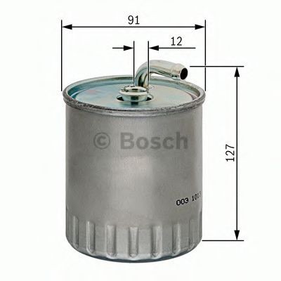 Filtru combustibil MERCEDES M-CLASS (W163) (1998 - 2005) BOSCH 1 457 434 416 foto