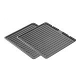 Set placi pentru grill electric Ecg, 29 x 26 cm, detasabile, 2 bucati, General