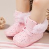 Ghetute roz pentru fetite - Shinny (Marime Disponibila: 3-6 luni (Marimea 18, Superbaby