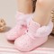 Ghetute roz pentru fetite - Shinny (Marime Disponibila: 3-6 luni (Marimea 18