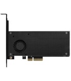 Adaptor Intern PCI-E 3.0 4x - DUAL M.2 SSD (NVMe + SATA) Voltaj Dual Suport SSD max. 110mm + Cooler Activ Axagon PCEM2-DC